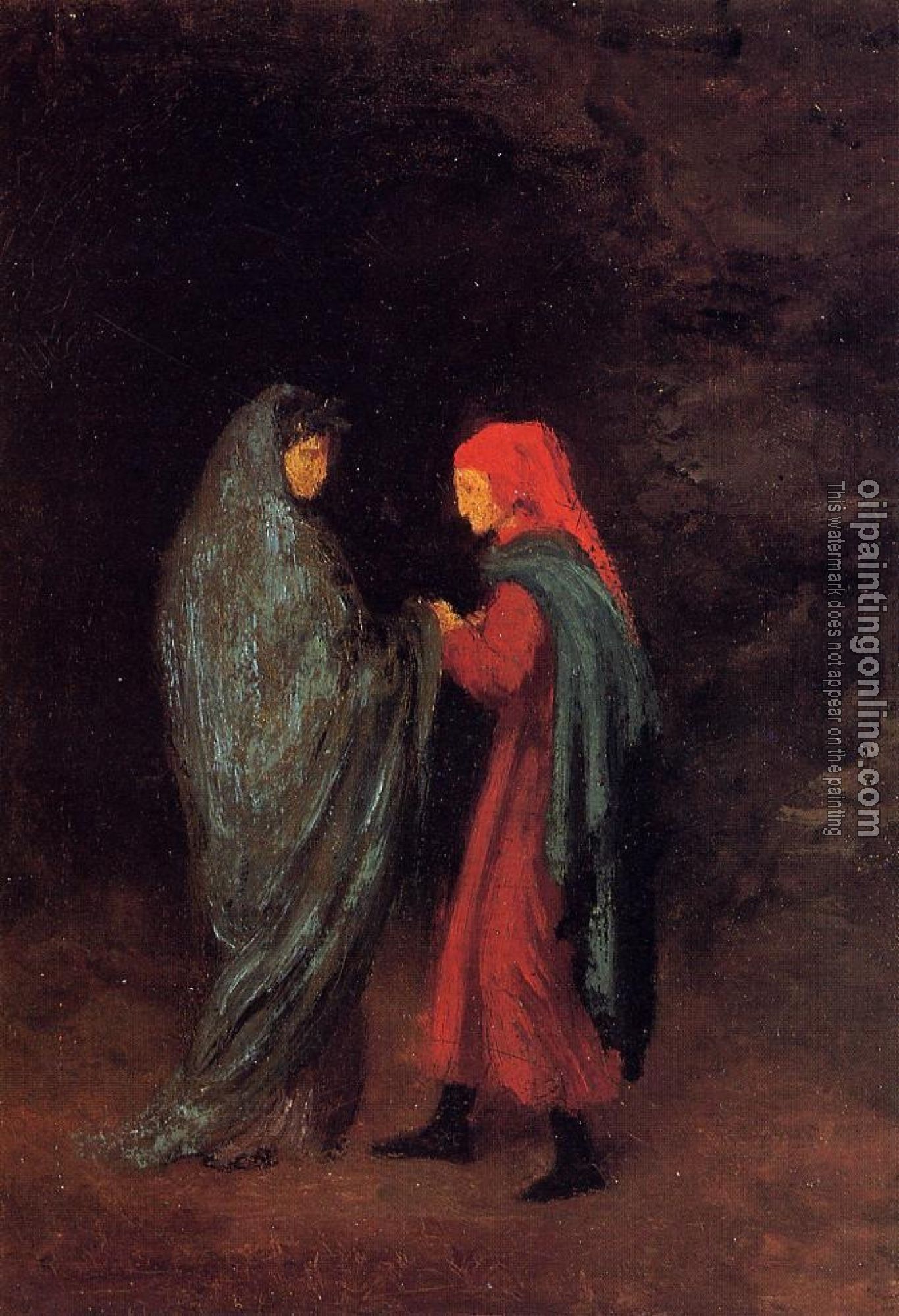 Degas, Edgar - Dante and Virgil at the Entrance to Hell